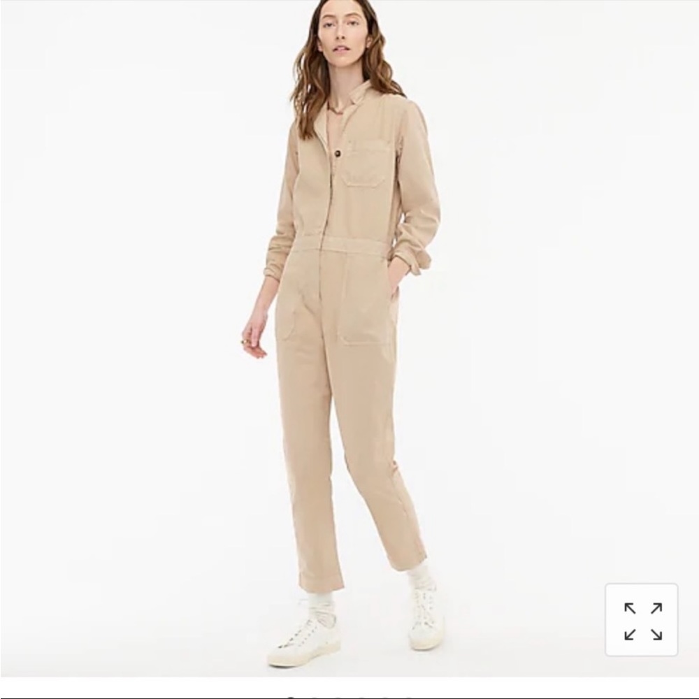 NWOT J Crew Foundry Chino Coveralls